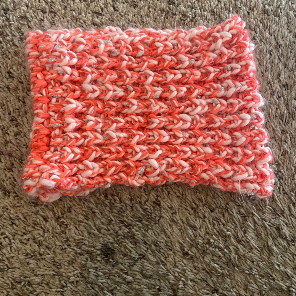 Hot Pink knitted Toddler scarf